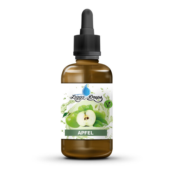 Legga Drops Apfel Geschmack 50ml Glasfläschen